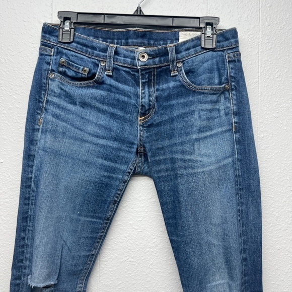 Rag & Bone Yesler Distressed Country Western Chic Cowgirl Womens Jeans Size 25 - Picture 4 of 11